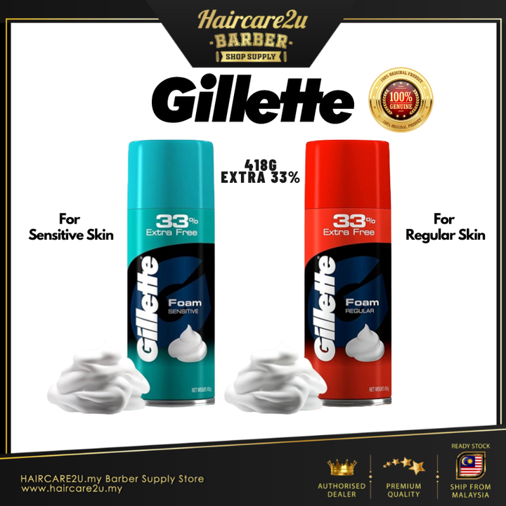 418g Gillette Shaving Foam Cover