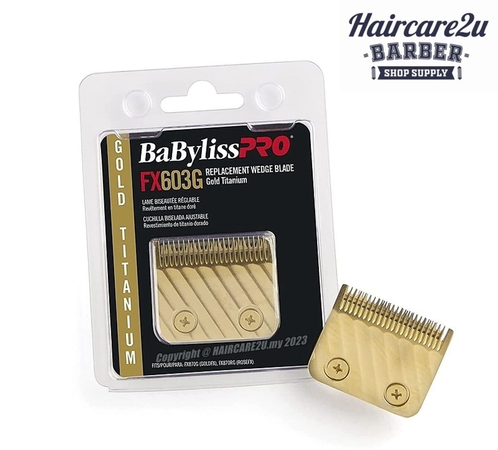 BaByliss Pro Replacement Gold Titanium Wedge Blade #FX603G 4