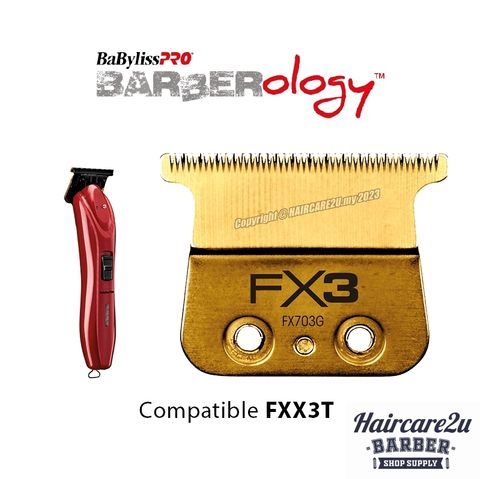 BaByliss Pro FX3 DLCTitanium Ultra-Thin Zero Gap Replacement Blade #FX703G 4