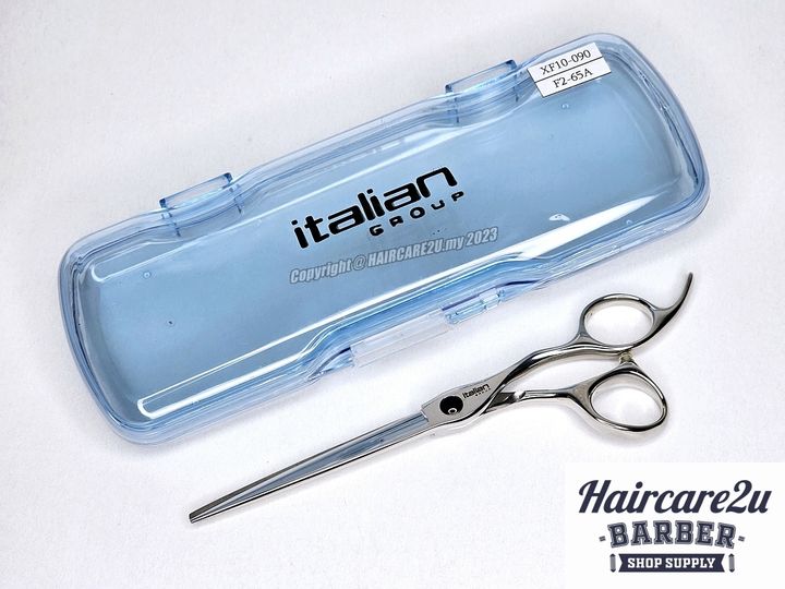 6.5 Italian F2-65A Barber Salon Hairdressing Scissor Transparent Box