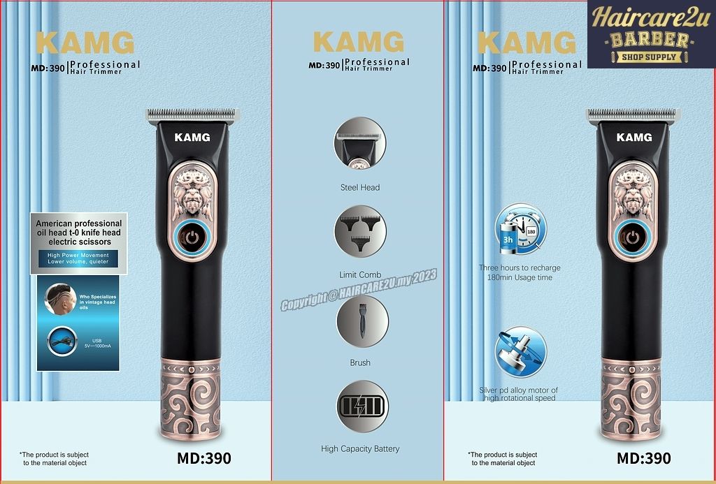 KAMG MD-390 Cordless Hair Trimmer