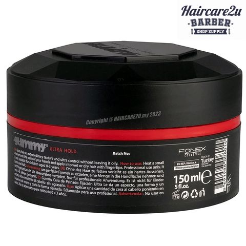 150ml Gummy Hair Styling Wax Keratin Complex - Ultra Hold 3
