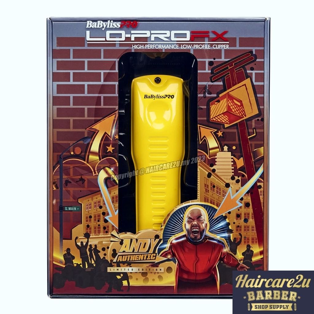 BaByliss Pro Special Edition LO-PROFX High-Performance Influencer Clipper (Yellow) #FX825YI 3