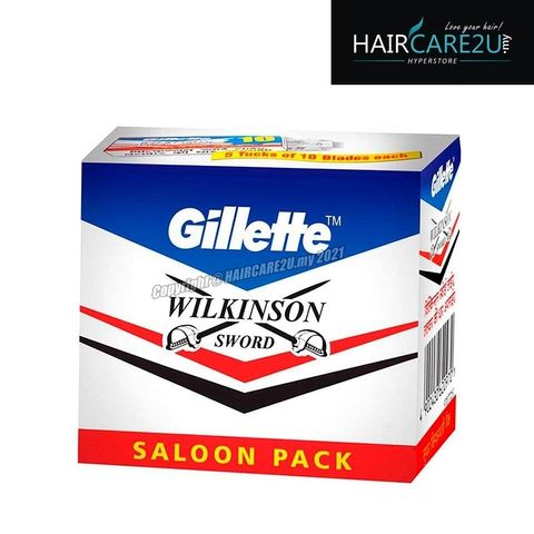 Gillette Wilkinson Sword Classic Double Edge Razor Blades (Saloon Pack)