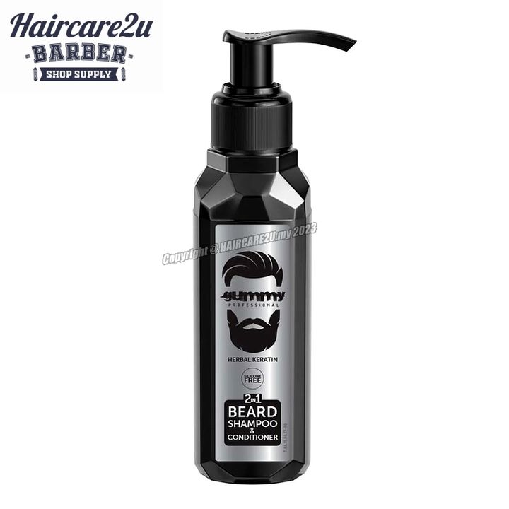 100ml Gummy Herbal Keratin 2 in 1 Beard Shampoo & Conditioner
