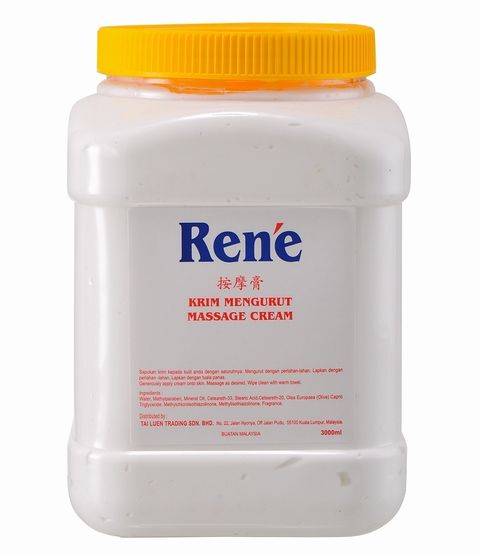 3kg Rene All Purpose Relaxing Therapeutic Massage Cream