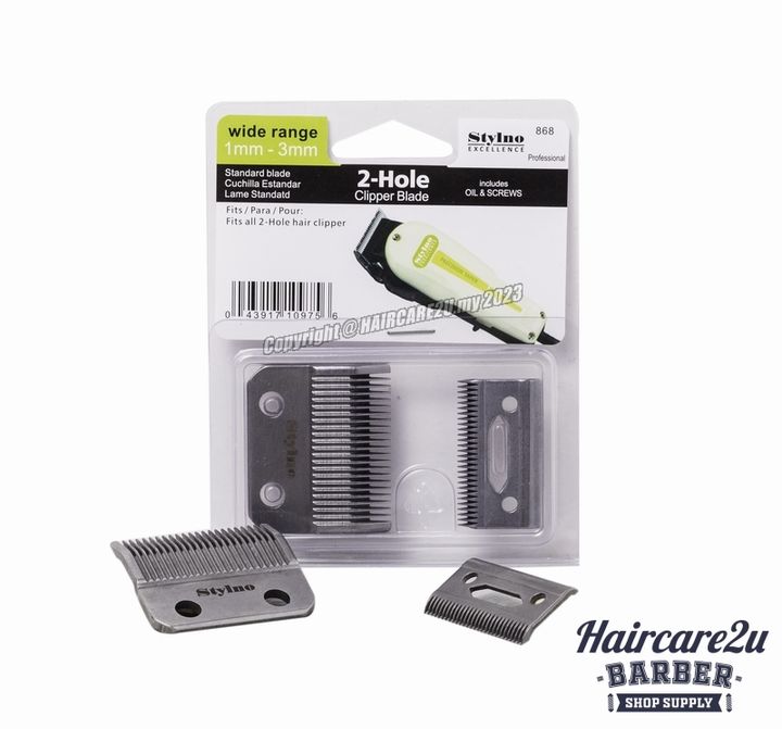 Stylno 868 Precision Taper 2-Hole Clipper Blade 2