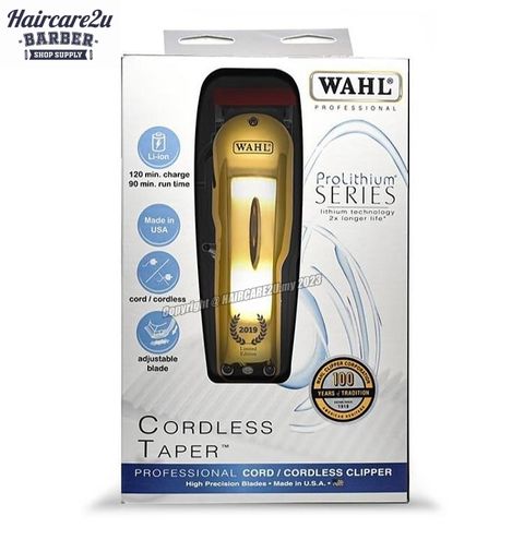WAHL Pro Super Taper Cordless (2019 Gold Limited Editon 100 Years) 2