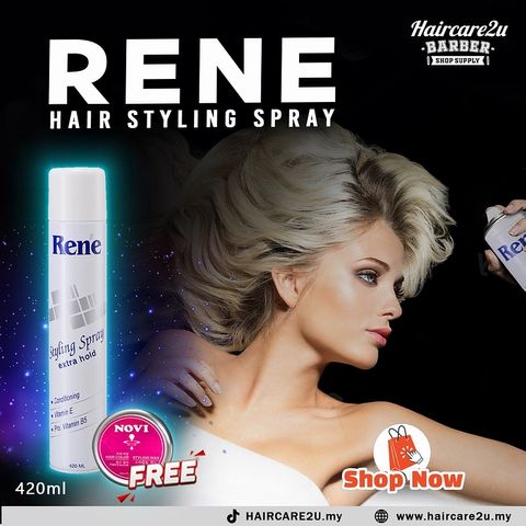 420ml RENE Hair Styling Spray (Free Novi Color Wax) 2