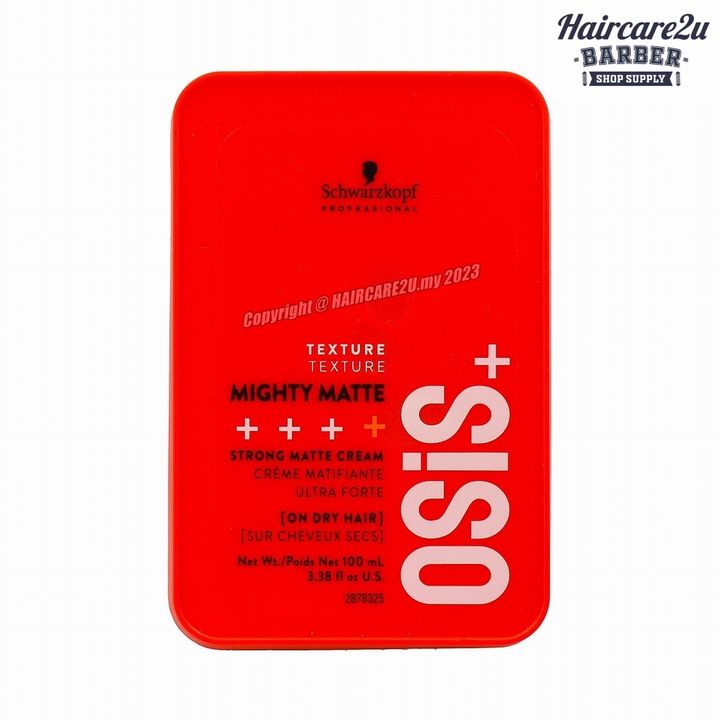 100ml Schwarzkopf Osis Mighty Matte Ultra Strong Cream Wax