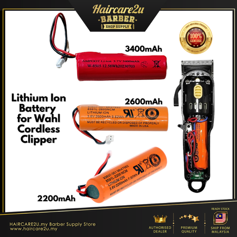 Lithium Ion Battery For Wahl Cordless Clipper Cover
