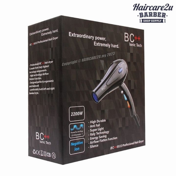 BC++ 6932 Salon Professional Hair Dryer 2200W