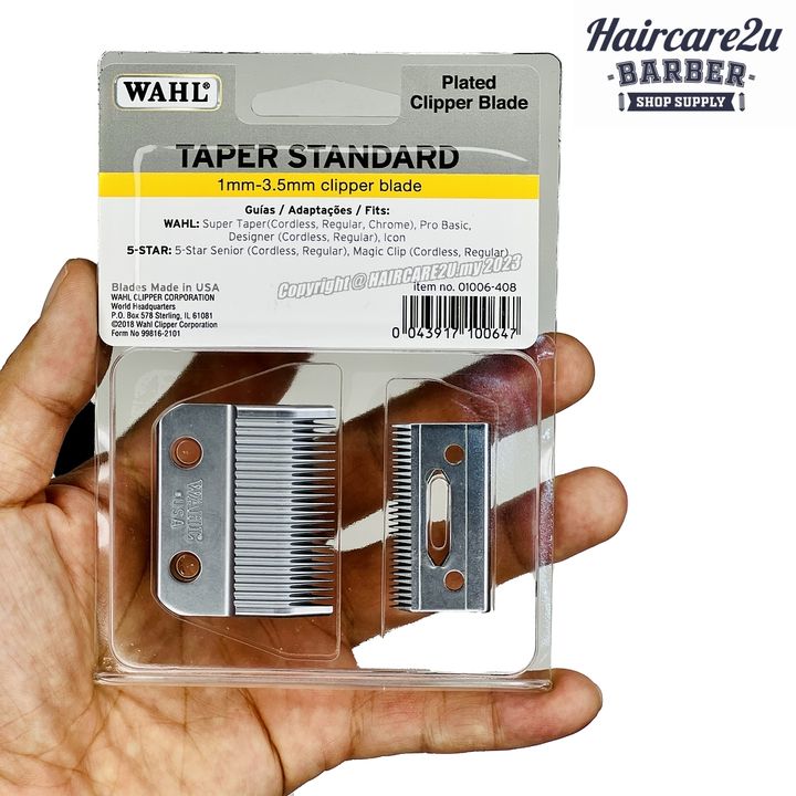 Wahl 1006 Super Taper Adjustable 2-Hole Clipper Blade (USA Imported)