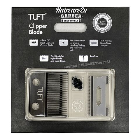 TUFT 45mm DLC Black Diamond Carbon Clipper Blade #BLCU101