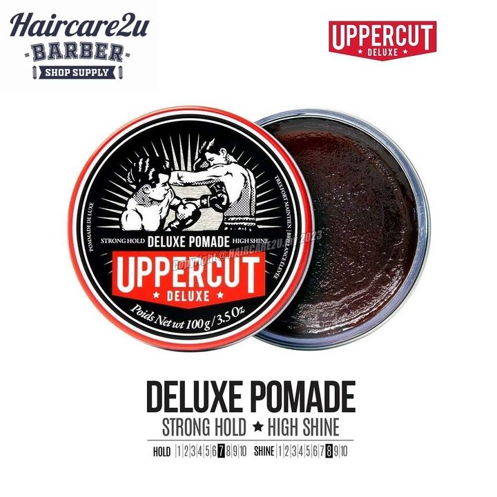 100g Uppercut Deluxe Strong Hold High Shine Deluxe Pomade