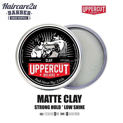 70g Uppercut Deluxe Strong Hold Low Shine Clay