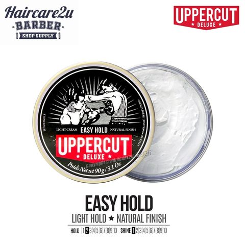 90g Uppercut Deluxe Easy Hold Natural Finish Light Cream