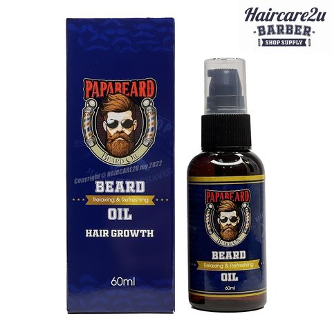60ml Papabeard Relaxing & Refreshing Hair Growth Beard Oil