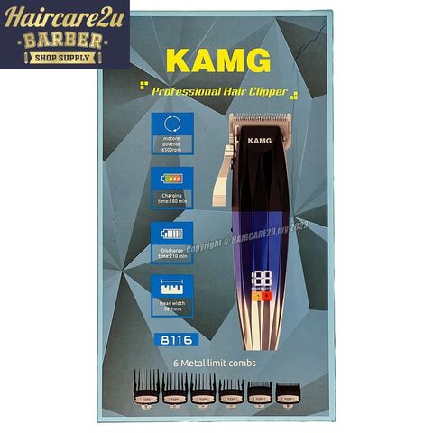 KAMG 8116 Cordless Hair Clipper