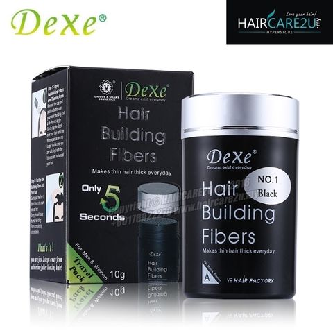 10g Dexe Hair Building Fibers (FREE 180ml Rising Up Hair Spray).jpg