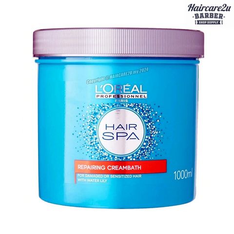1000ml LOreal Hair Spa Repairing Treatment Creambath