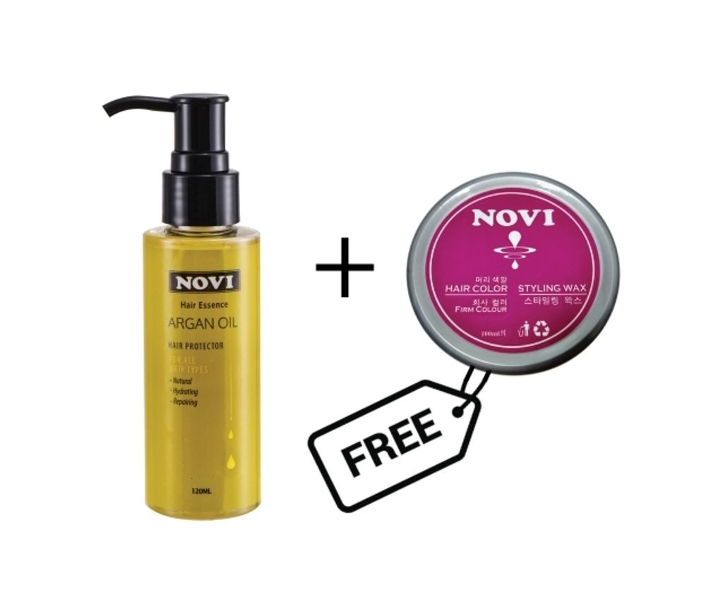 120ml Novi Hair Essence Argan Oil with Keratin Free Novi Color Wax.jpg