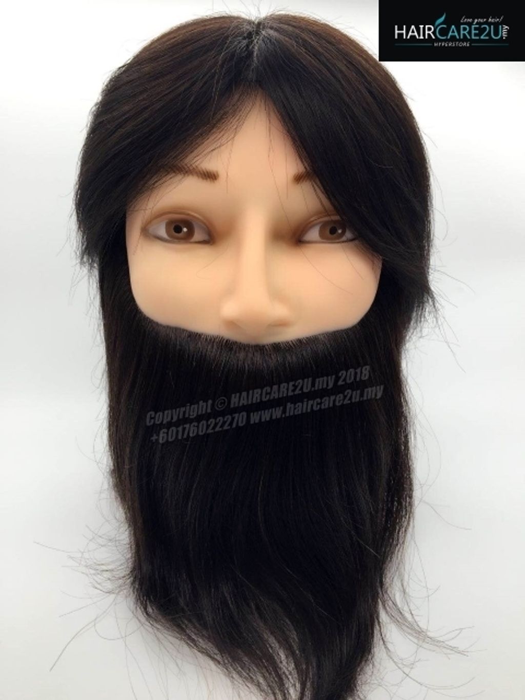 10 inches Barber Male Mannequin Head 100% Human Hair with Table Clamp Holder.jpg