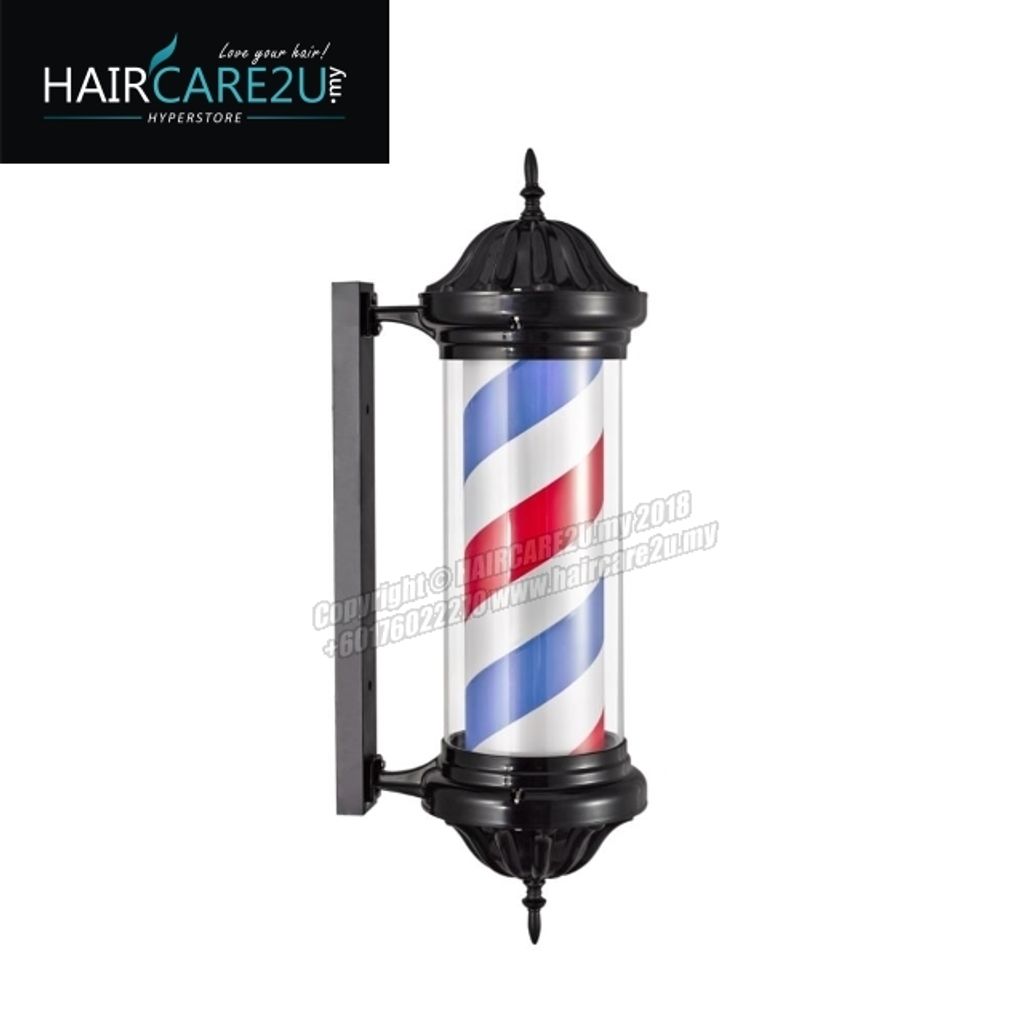 M345 Black Rotating Classical Barber Pole Lamp.jpg