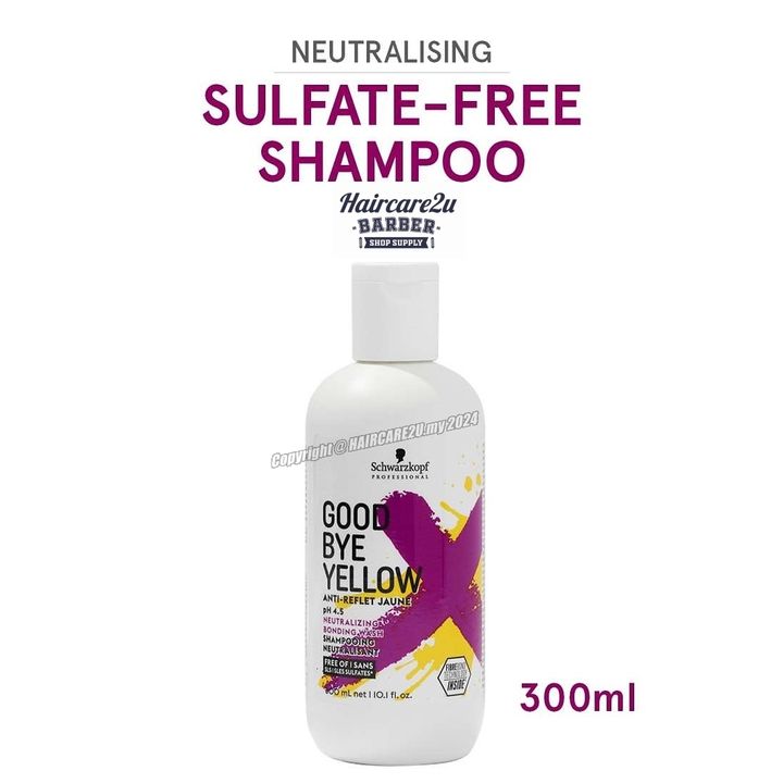 300ml Schwarzkopf Bold Color Neutralizing Goodbye Yellow Shampoo