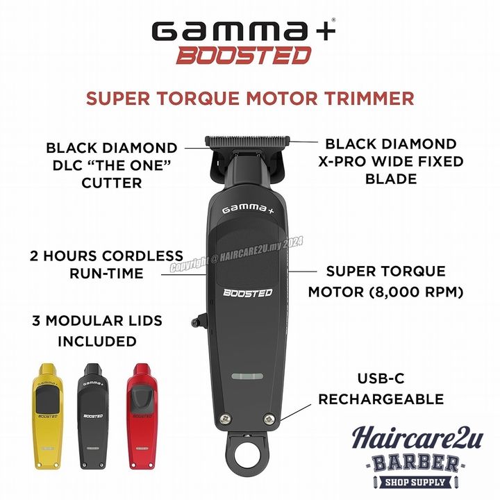 Gamma+ Boosted Super Torque Modular Cordless Trimmer #HCGPTRBD