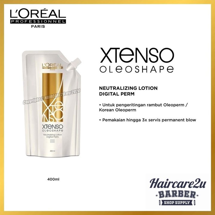400ml Loreal Xtenso Oleoshape Digital Perm Neutralizing Lotion