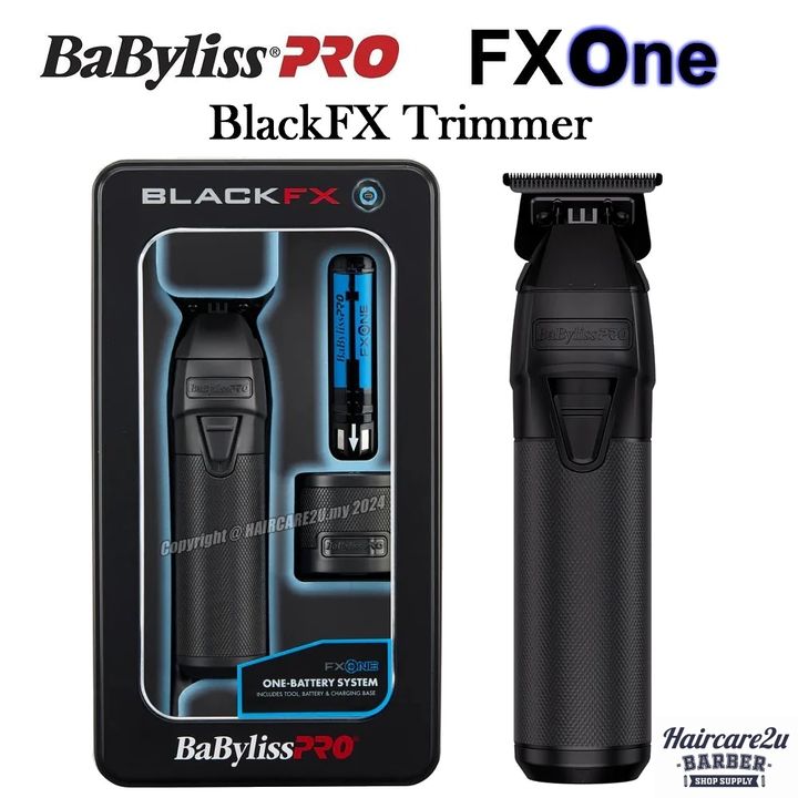 BaByliss Pro FXONE BLACKFX All-Metal Interchangeable-Battery Trimmer #FX799MB