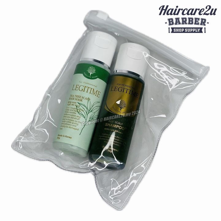 50g Legitime Starter Kit Travel Pack Shampoo & Hair Mask 3