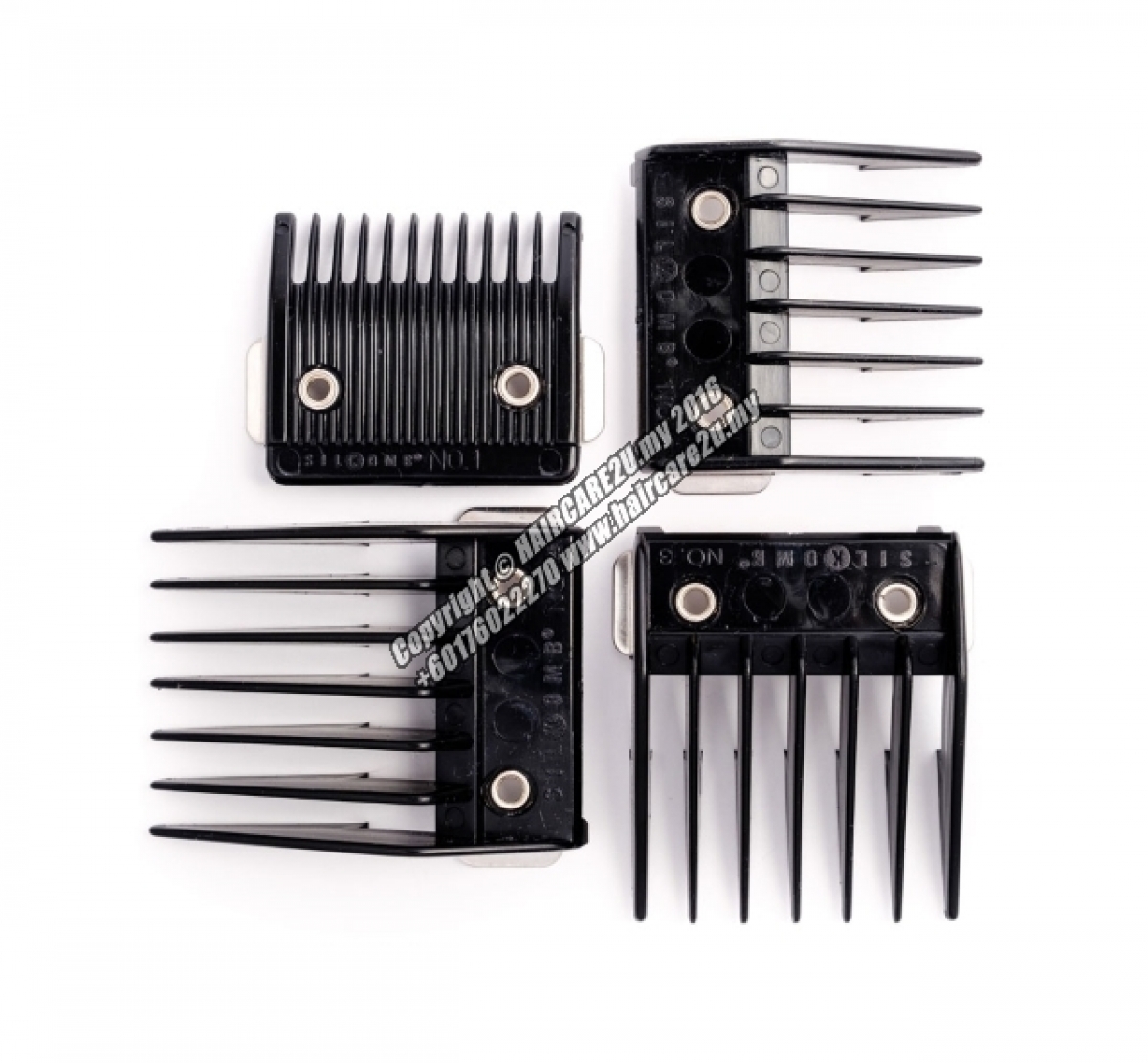 Silkomb 4 In 1 Attachment Combs For Wahl Clipper