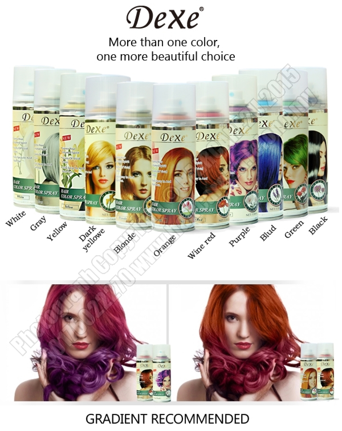 138ml Dexe Herbal Essences Hair Color Spray Haircare2u My