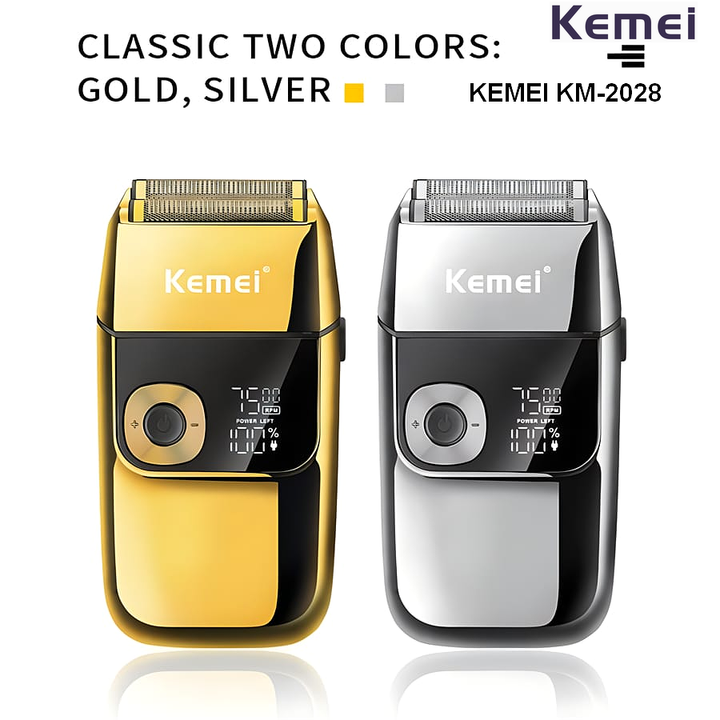 Kemei KM-2028 LCD Display Barber Electric Shaver