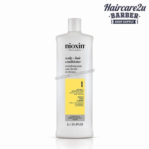 1000ml Nioxin System 1 Scalp Revitaliser Conditioner