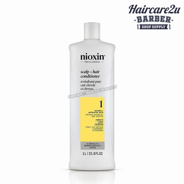 1000ml Nioxin System 1 Scalp Revitaliser Conditioner