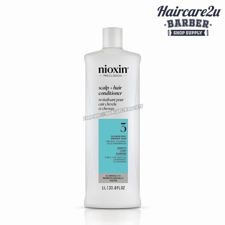 1000ml Nioxin System 3 Scalp Revitaliser Conditioner