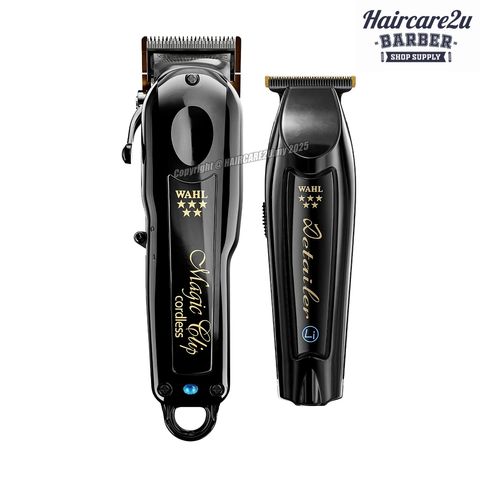 Wahl Cordless Barber Combo - 5 Star Cordless Magic Clip & Cordless Detailer Li #3025729