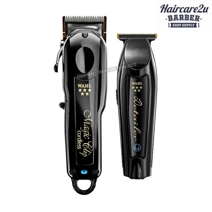 Wahl Cordless Barber Combo - 5 Star Cordless Magic Clip & Cordless Detailer Li #3025729