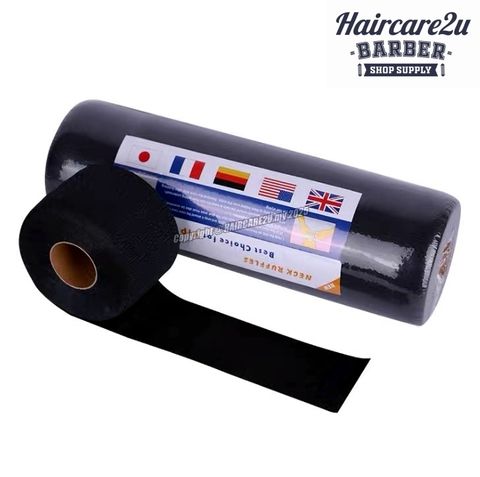 Black Disposable Neck Ruffles Paper with Muffler Scarf Paper Salon & Barber