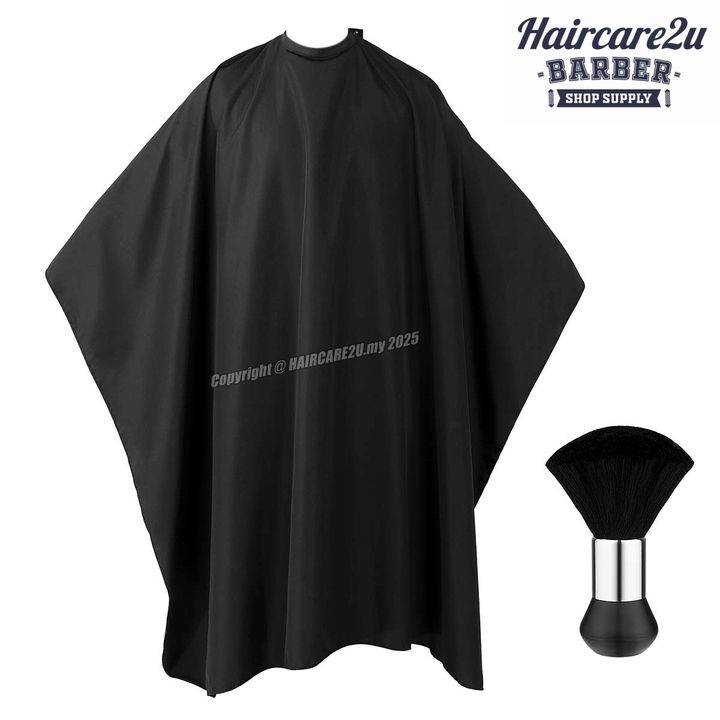 140cm x 160cm Barber Salon Extra Large Black Cutting Cape