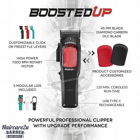 Gamma+ Boosted Up Super Torque Modular Cordless Clipper #HCGPAACS