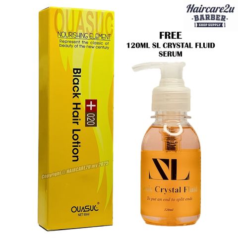 60ml WYW Quasue Quasue 1 Min Ok Black Hair Dye Lotion (FREE SL Serum)