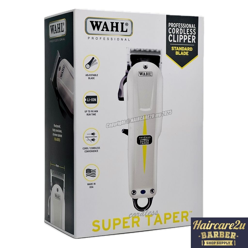 Wahl 8591 Cordless Super Taper Professional Hair Clipper (Made in USA)