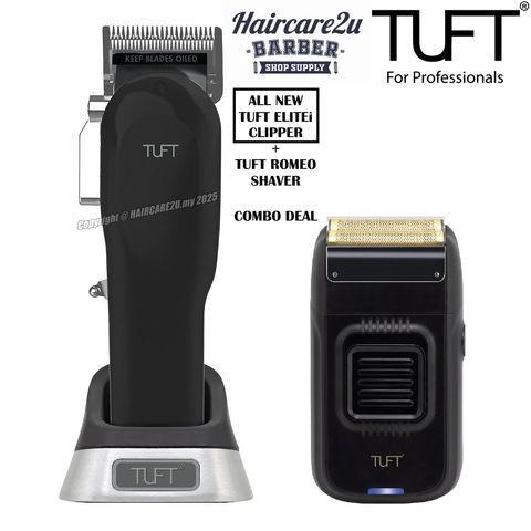 TUFT 1881i Pro Elitei Hair Clipper & 3883 Romeo Professional Shaver (Combo)