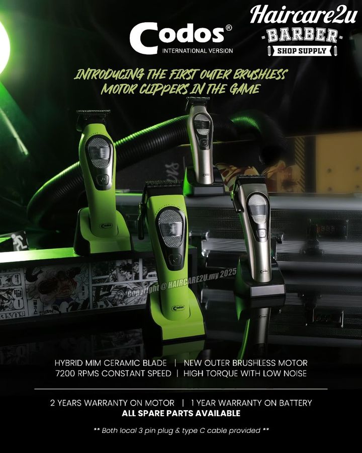 Codos Professional Cordless Hair Clipper A81 & Trimmer A71