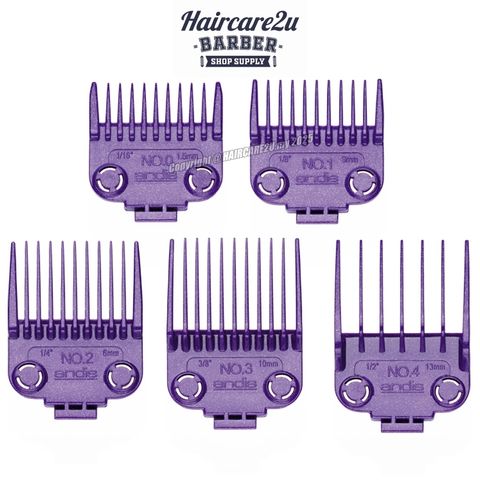 Andis Master Dual Magnet 5pcs Attachment Comb Set - Small #01410