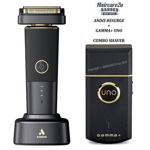 Andis reSURGE Shaver + Gamma Uno Shaver